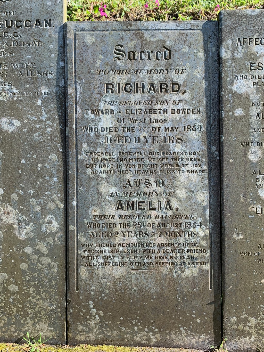 Amelia Bowden 1861-1864