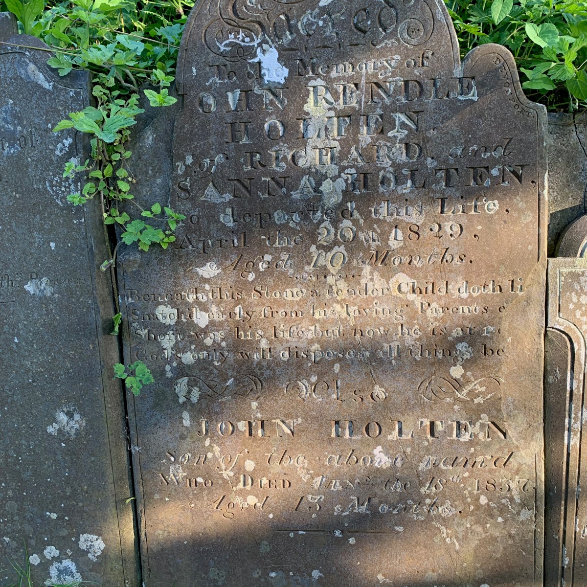 John Rendle Holten&nbsp;1828-1829