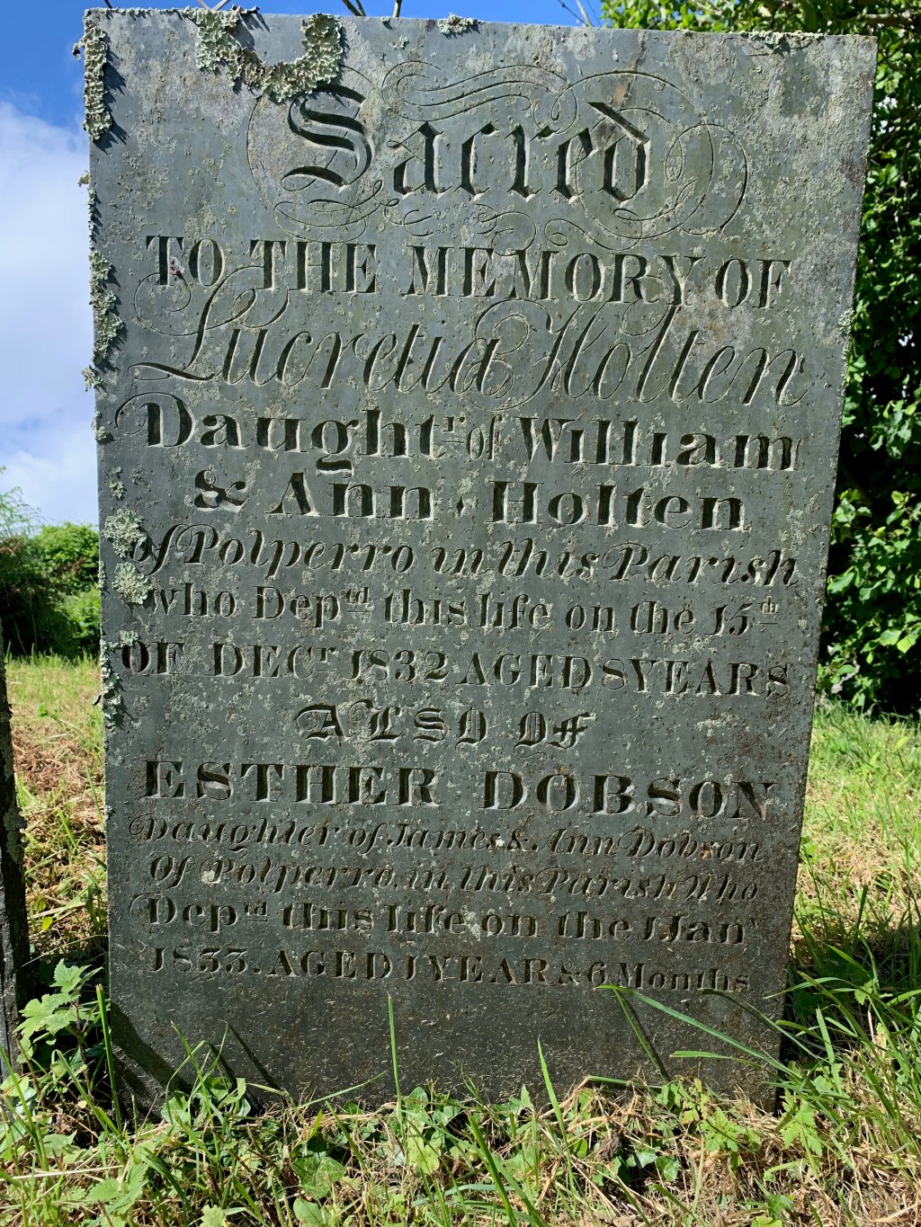 Esther Dobson 1831-1833