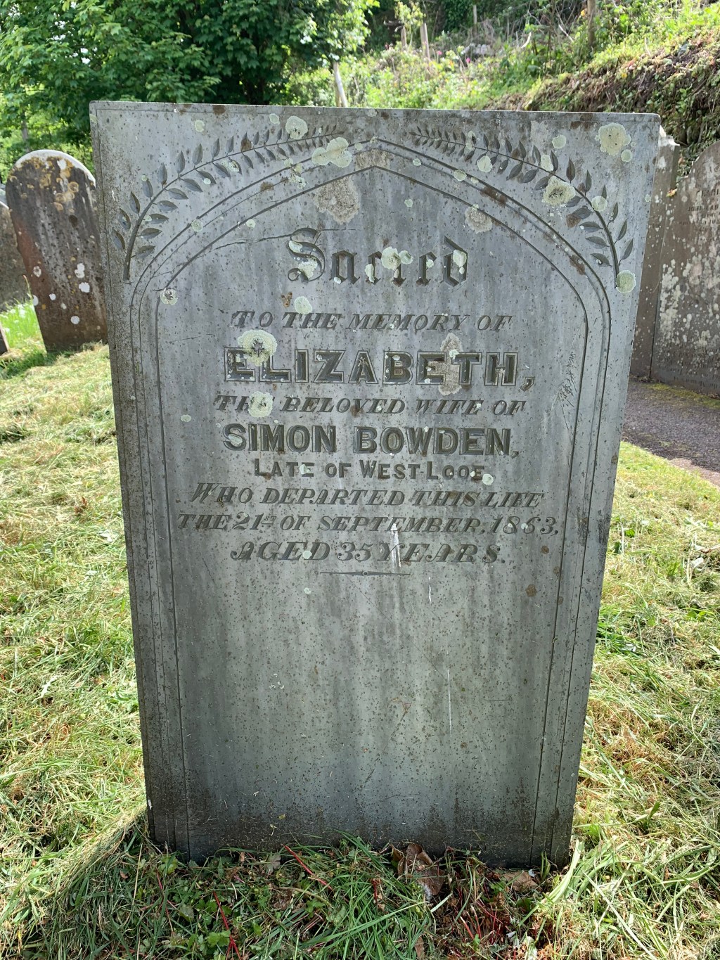 Elizabeth Bowden 1828-1863