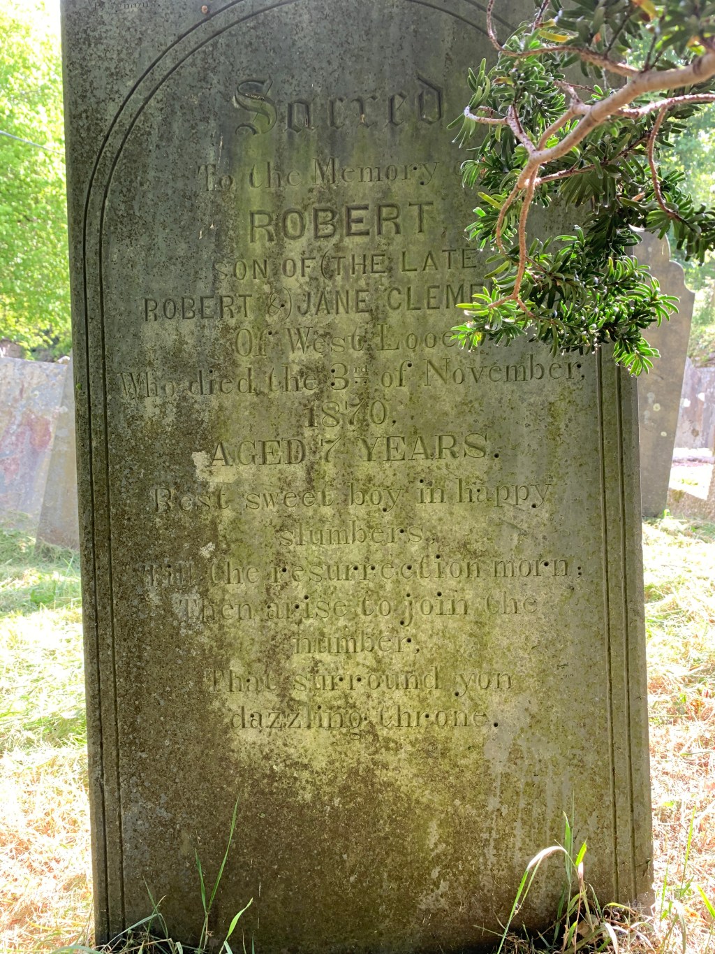 Robert Clements 1863-1870