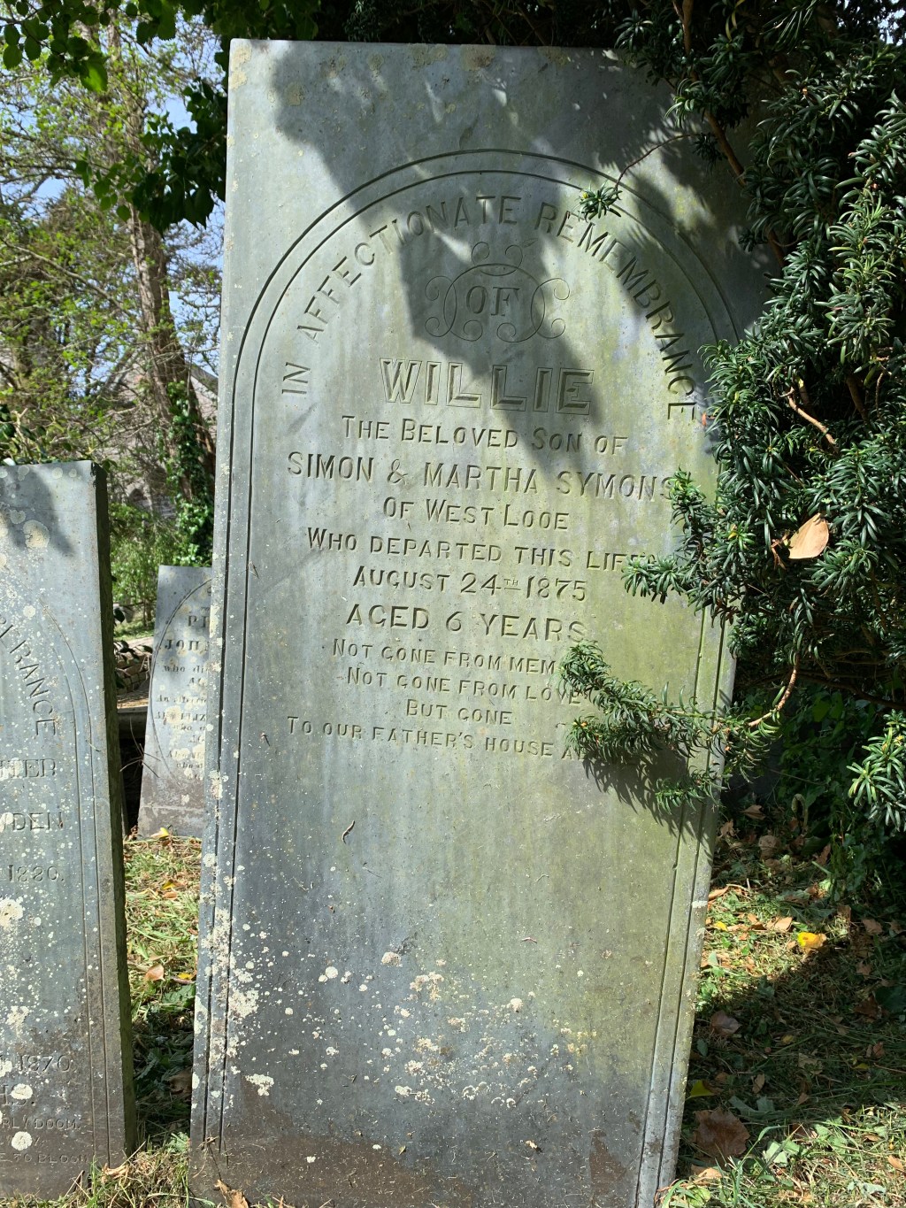 Willie Symons 1869-1875