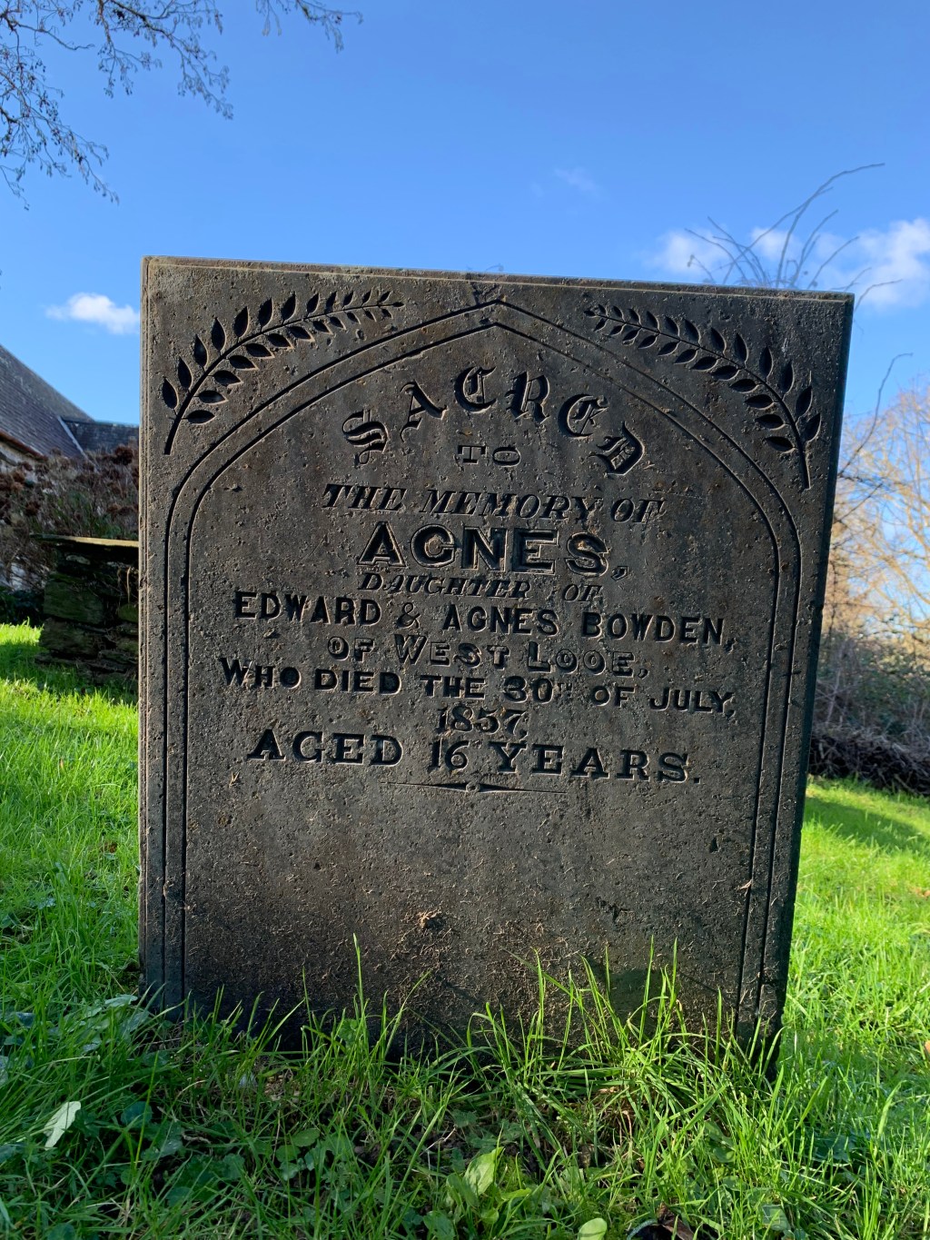 Agnes Bowden 1841-1857