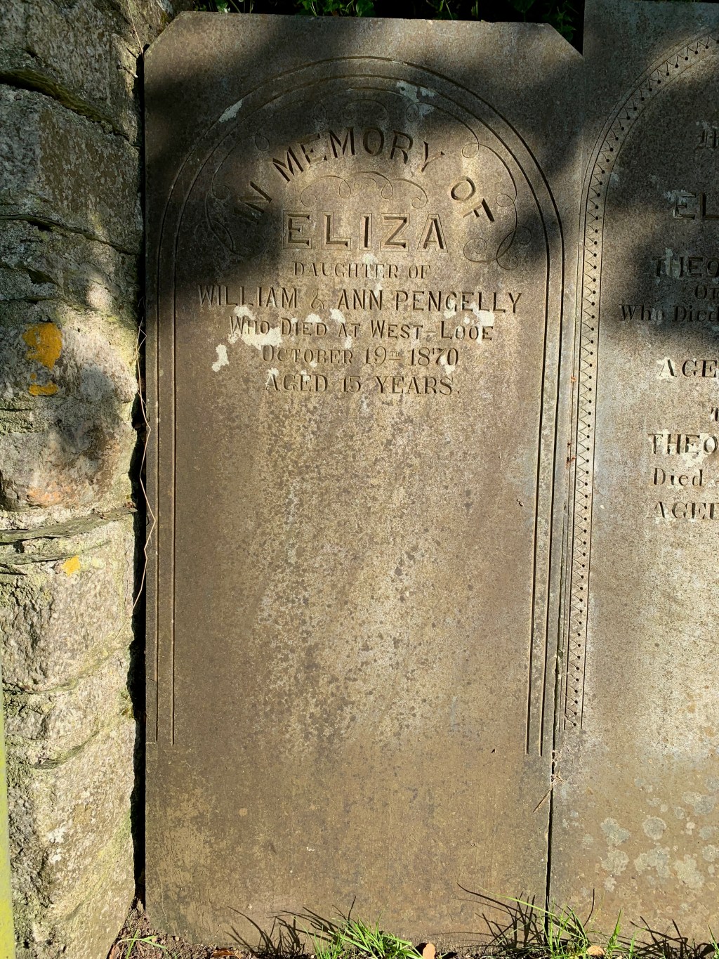 Eliza Pengelly 1855-1870