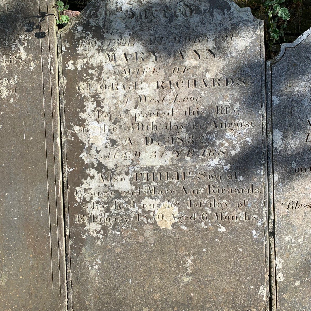 Mary Ann Richards&nbsp;1795-1832