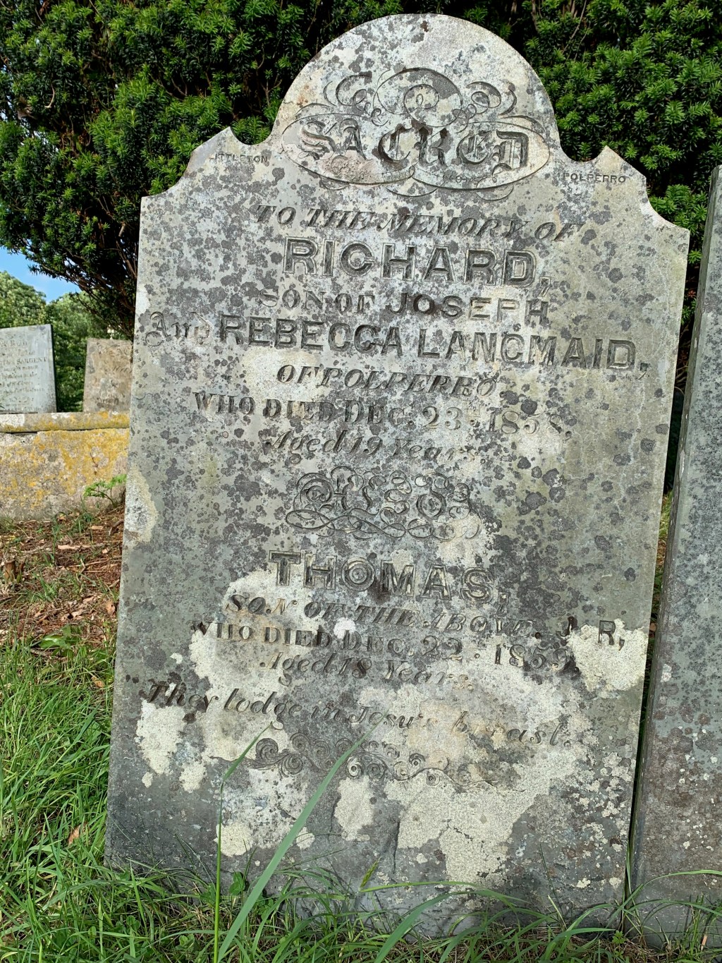 Thomas Langmaid 1841-1859