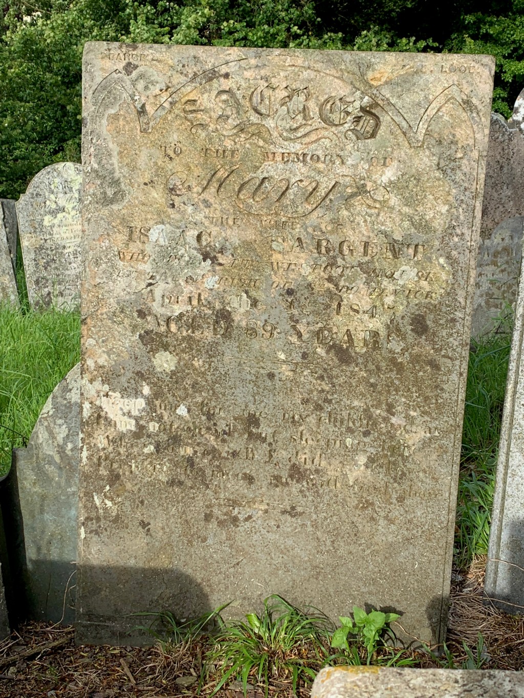 Mary Sargent 1756-1845