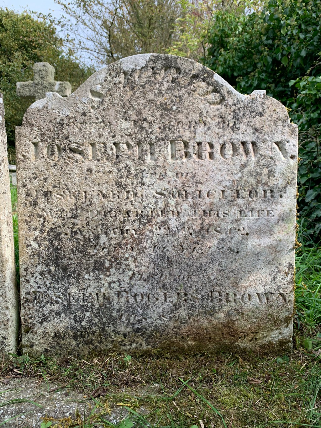 Joseph Roger Brown&nbsp;1837-1837