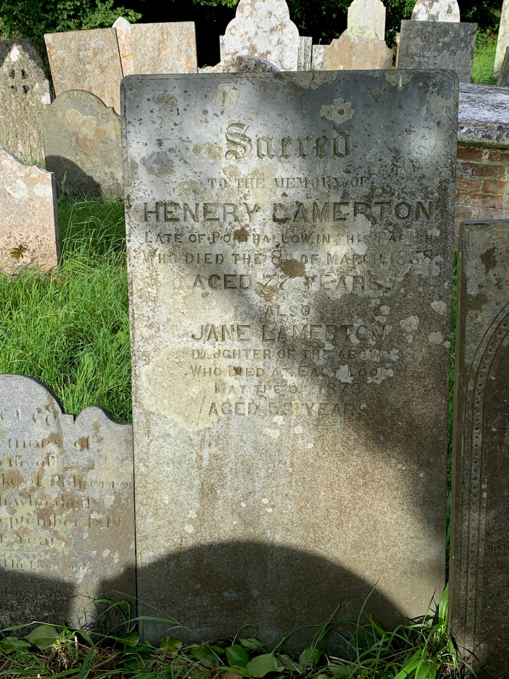 Jane Lamerton 1820-1873