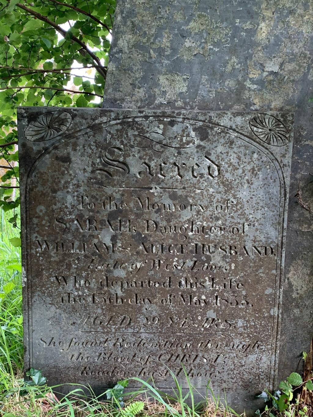 Sarah Husband 1806-1835