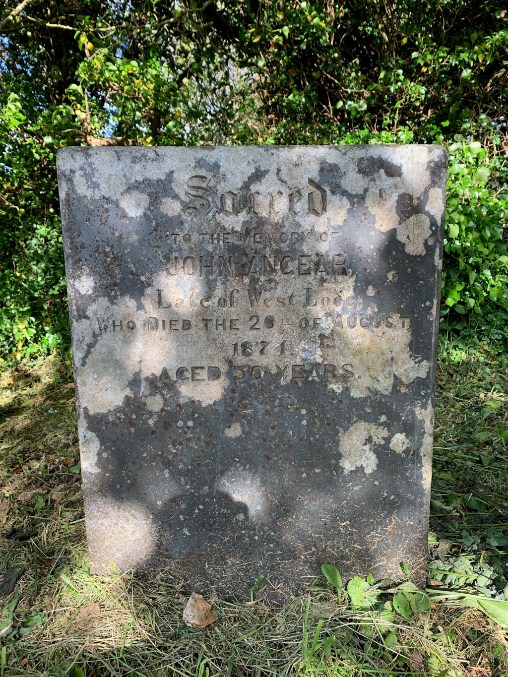 John Angear 1824-1874