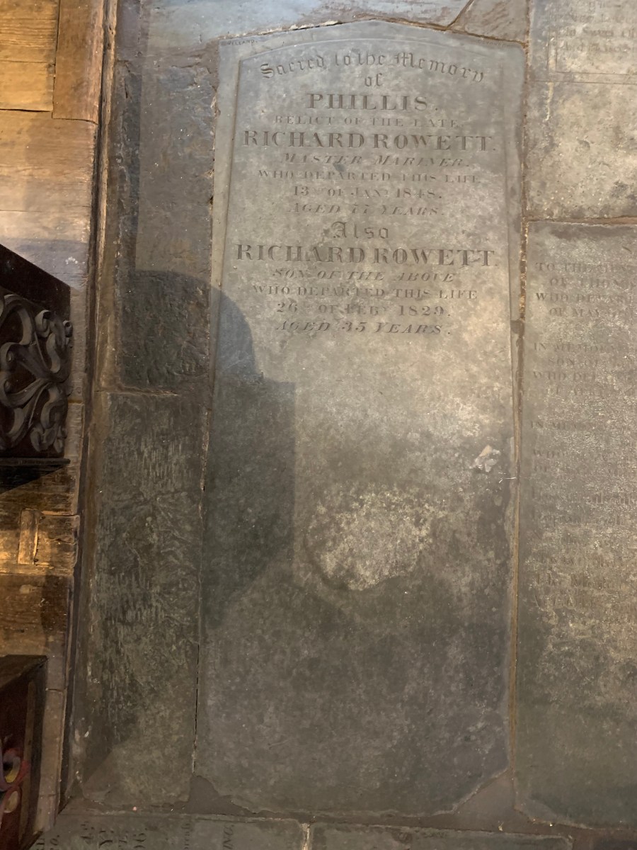 Phillis Rowett 1771-1848 & Richard Rowett&nbsp;1794-1829