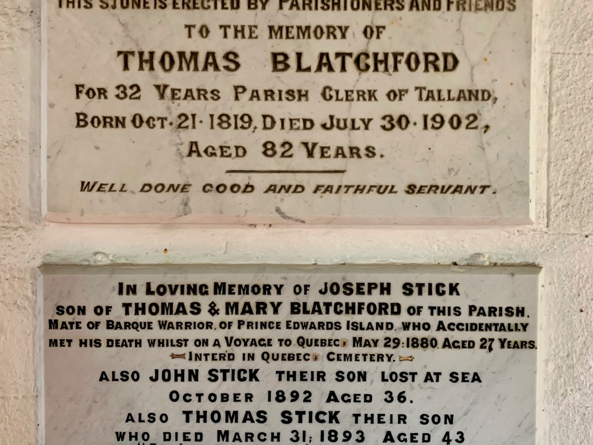 Thomas Blatchford 1819-1902 & Joseph Stick Blatchford & John Stick Blatchford & Thomas Stick&nbsp;Blatchford