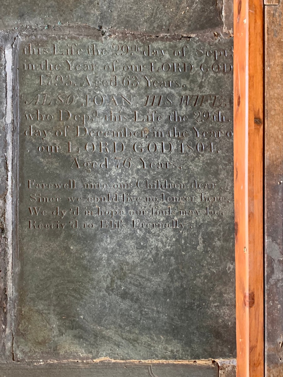 [Richard Batten] 1730-17993 & Joan [Batten]&nbsp;1728-1804