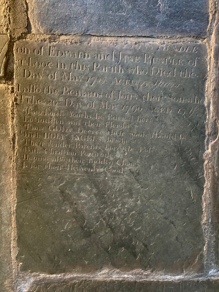 (Thomas) Prynn Rundle 1783-1788 & John Rundle&nbsp;1775-1790